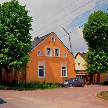 Alte Weberei Lägenhet Straupitz Exteriör bild